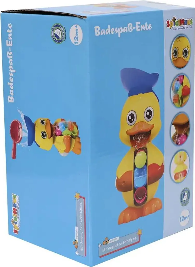 Canard de bain SMB sans Moisissure - Jouet Hygiénique et Sûr pour Bébé