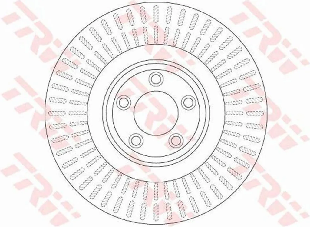 Disque de Frein TRW DF6146S Haute Performance pour Jaguar XF Berline