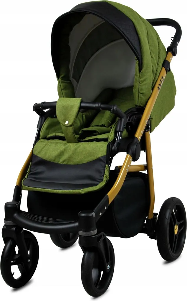 Poussette pour Chat 3-en-1 Axel Olive Combinaison Multi-usage BabyLux