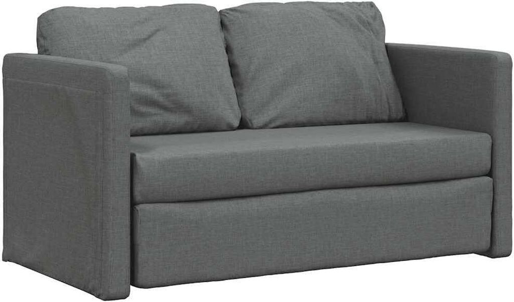vidaXL Bodensofa mit Schlaffunktion Dunkelgrau 112x174x55 Produktbild 6