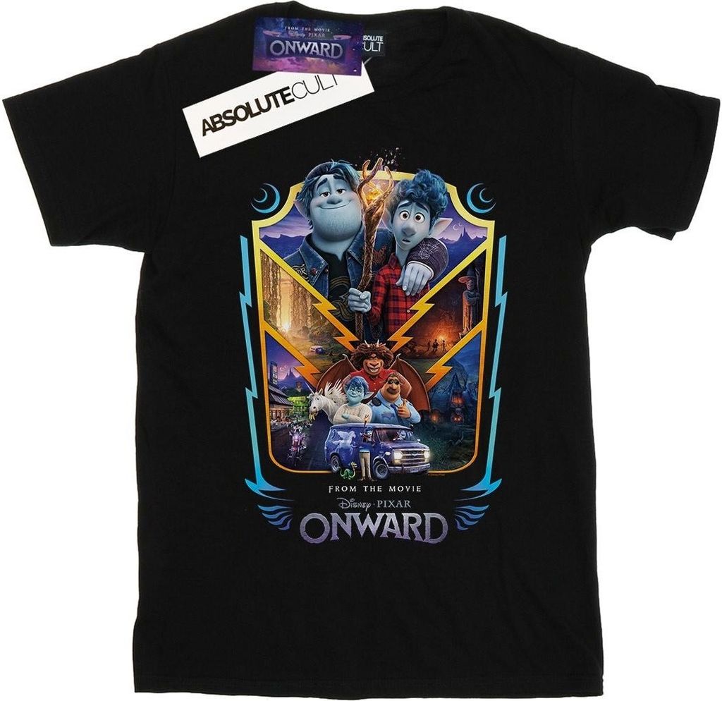 Disney - "Onward" T-Shirt für Herren BI44033 (M) (Schwarz)