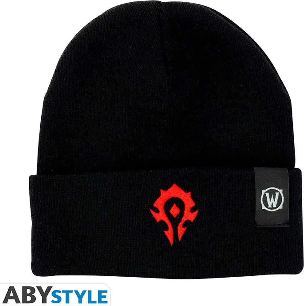 Cuffed Beanie WoW Horde Logo - Accessorio Gaming Urban Style Nero - 3
