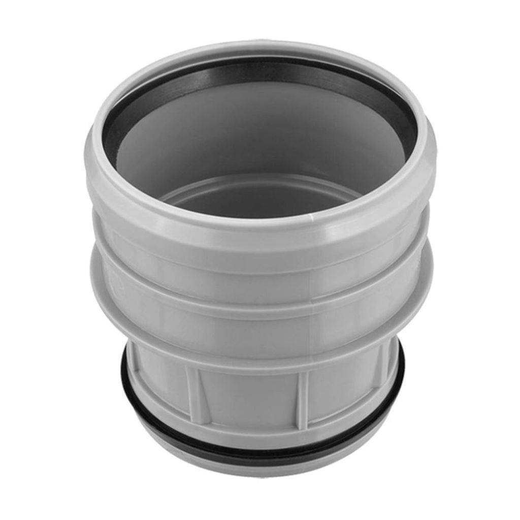 OHA-RDST Steckmuffe grau aus PP, DN 110  x 110 -  für Produktbild 