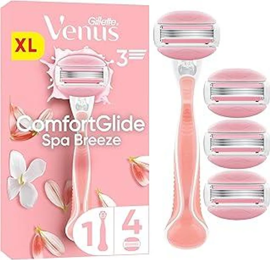 Gillette Venus ComfortGlide Spa Breeze: Rasoio 3 Lame con Ricambio