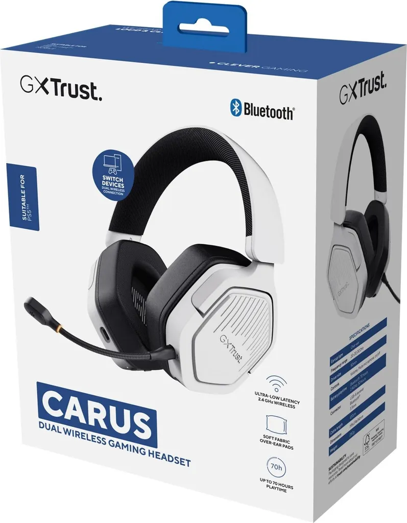 Trust GXT 493PS Carus Cuffie wireless per PS5 - 8
