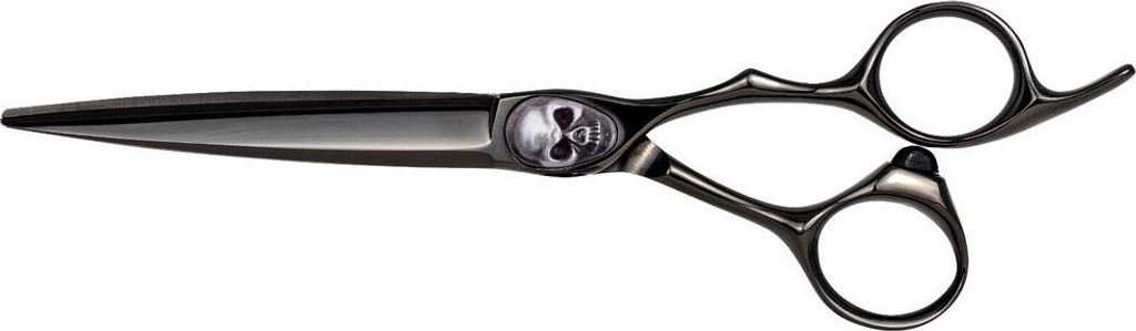 E-Kwip PLUS Primus Schneideschere Skull Black Titanium 5,5 Zoll