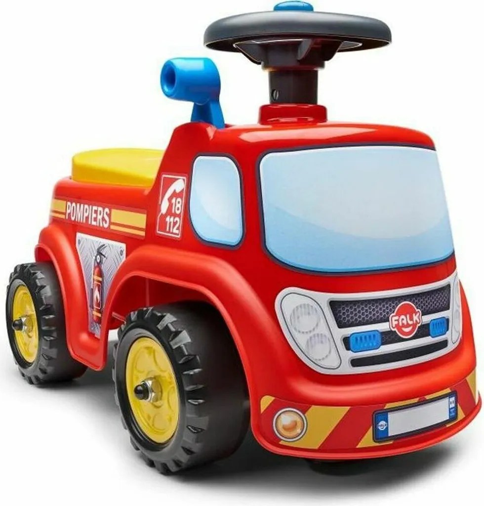 Tricycle Falk Camion de Pompiers : Stable, Solide et Facile à Pédaler