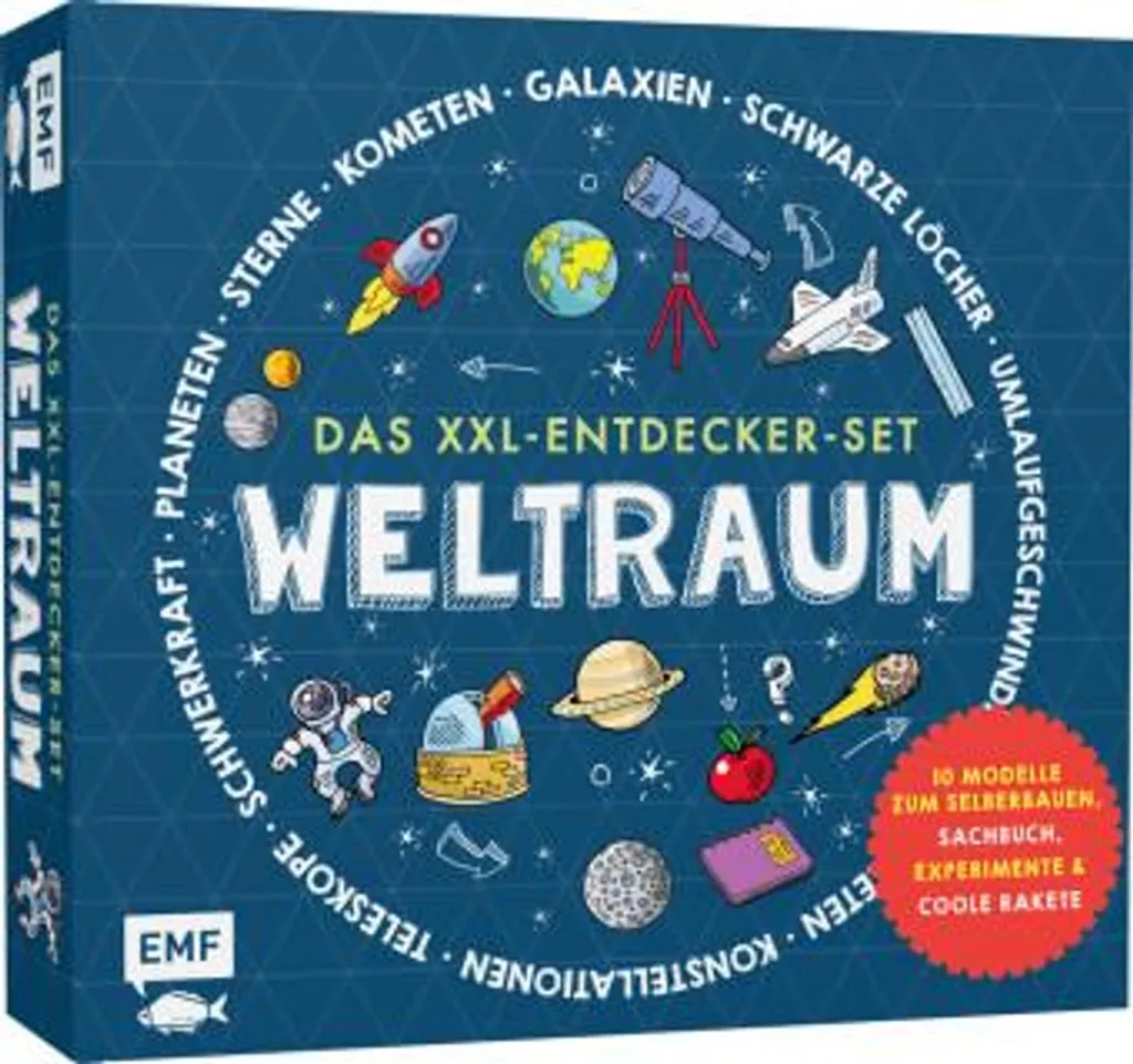 Kit d'Exploration Spatiale XXL Endecker-Set pour Jeunes Astronomes