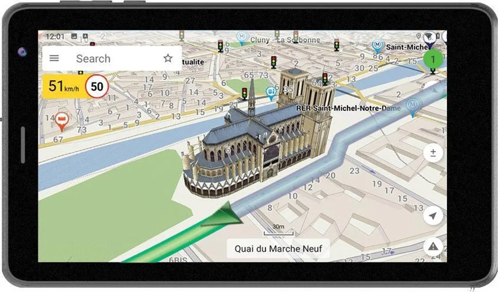 Tablette de Navigation GPS Navitel T797 Europe - Écran 7" Bluetooth