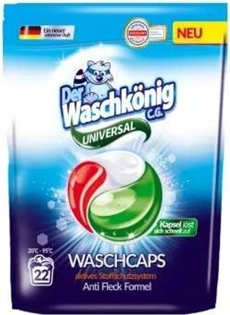 Der Waschkönig Caps 3-Kammer A22 Universal