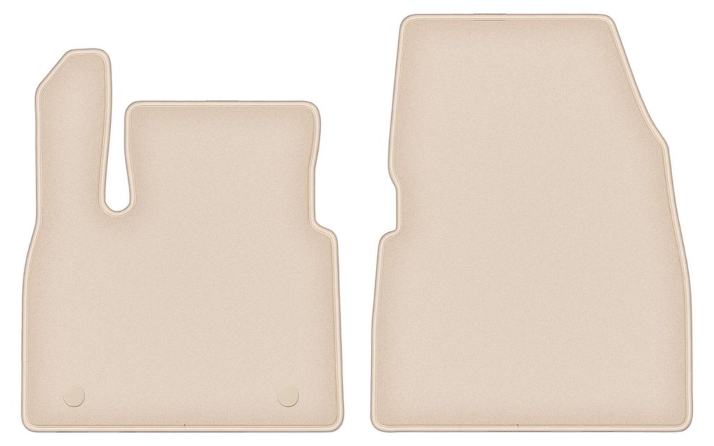DURBAN Beige Velours-Fußmatten vorne für Renault Megane E-Tech Crossover (2022-)