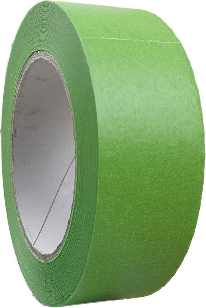 Perfekter Schutz: Feinkreppband grün 50mm x 50m für präzise Malerarbeiten & Lackierungen – 24 Rollen Profi Qualität für saubere Kanten