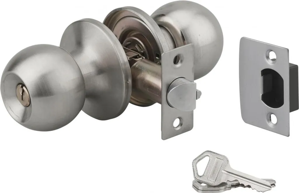 Serrure en applique pour rénovation de porte d'entrée axe ajustable