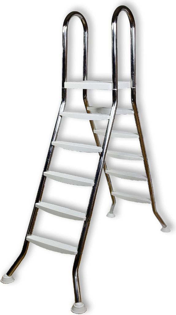 Aufstell Pool Leiter Edelstahl bis 150 cm Poolleiter 5 Produktbild 