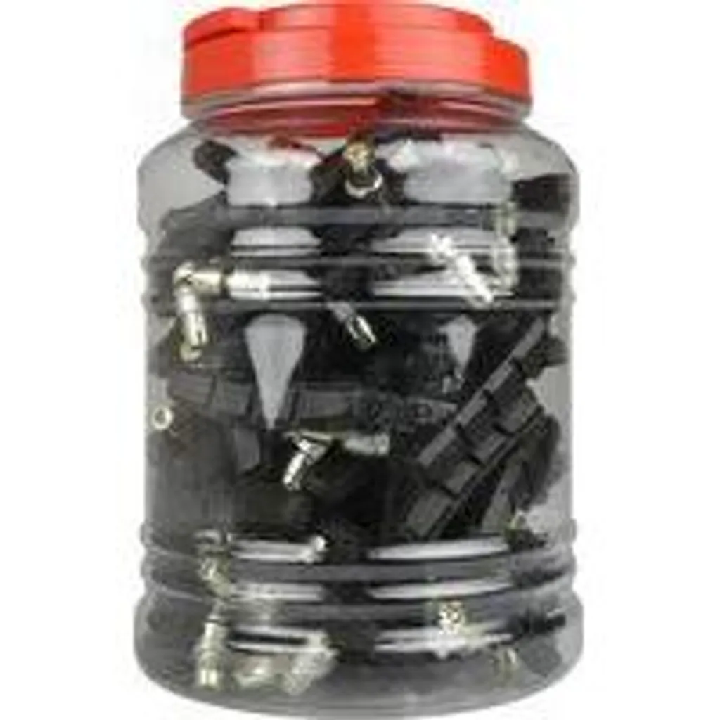 Patins de frein pour vélo V-Brake 70 mm à étiquettes blanches - 50 paires