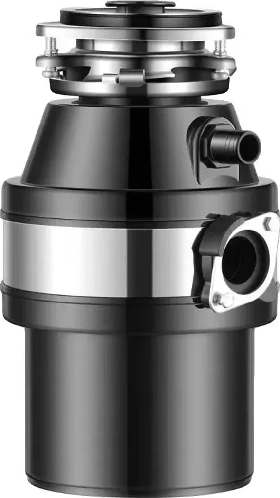Broyeur de déchets compact noir pour éliminer les restes alimentaires