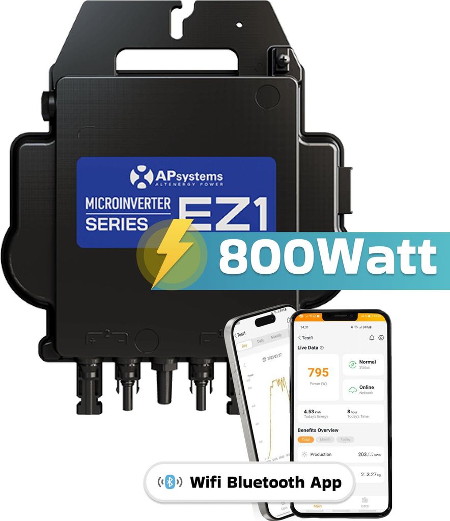 AP Systems Mikro-Wechselrichter 800 W EZ1-M-EU für Produktbild 