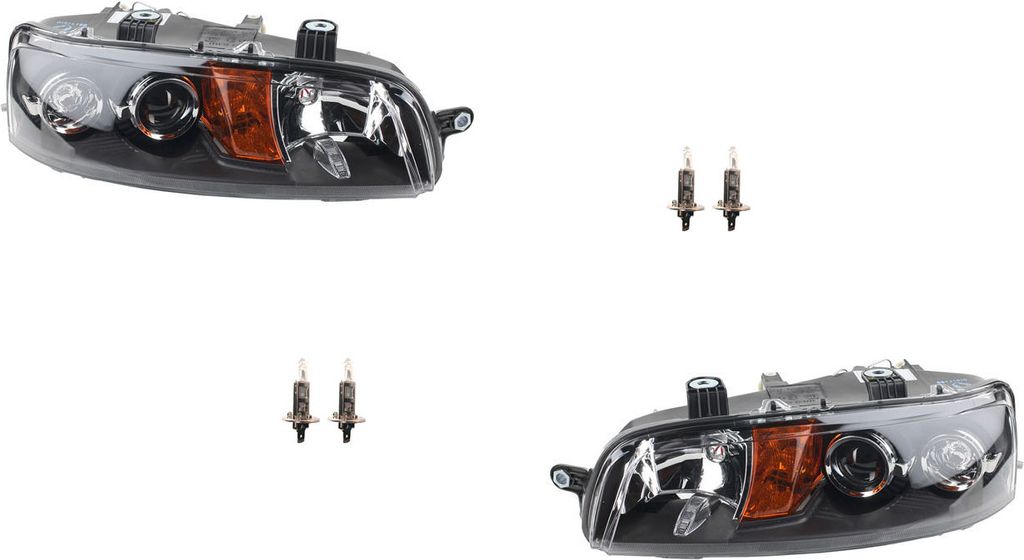 Scheinwerfer Blinker Set passend für Fiat Punto 188 Satz mit H1 H1 Li Re 51712396 46818652 0000046818652 0000046837403 46837403 5171239 Johns