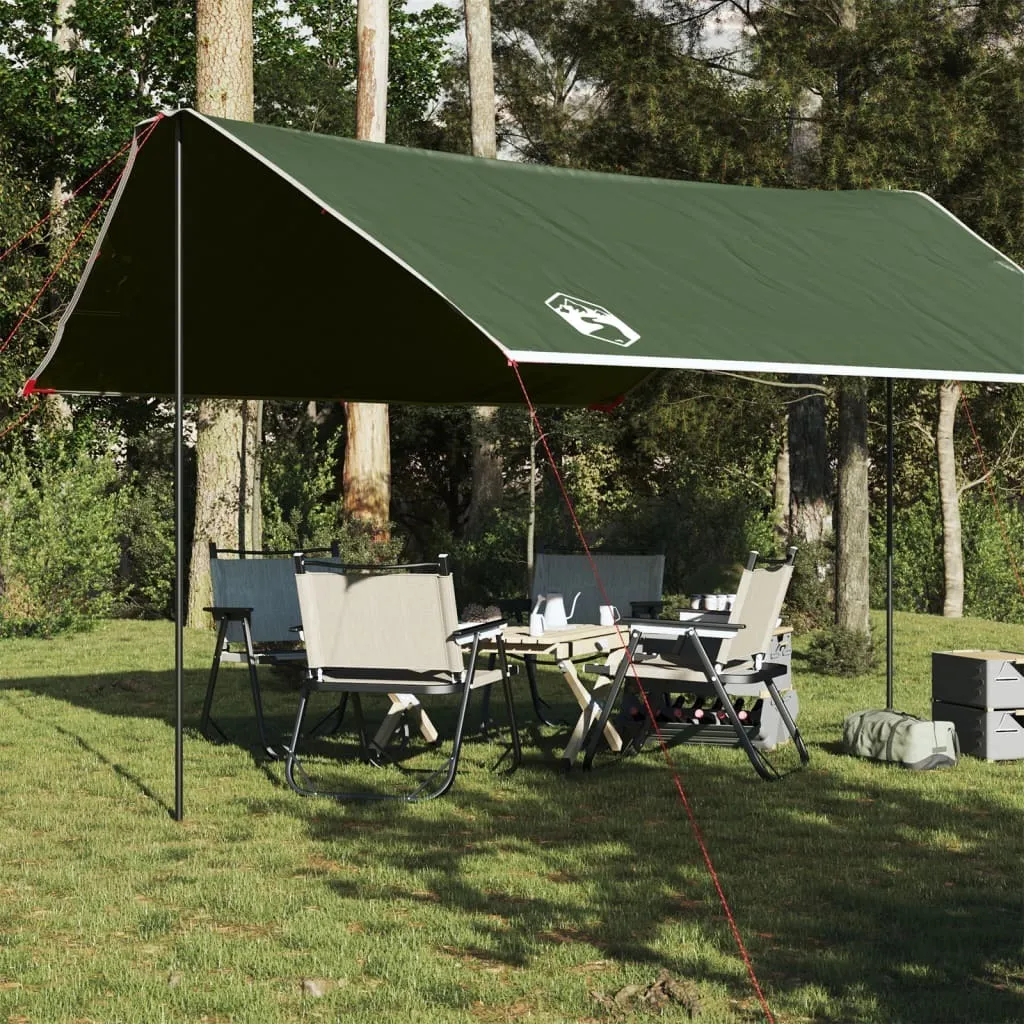 Tarp Étanche ZMH 430x380x210 cm : Fini la Pluie sous votre Abri de Camp