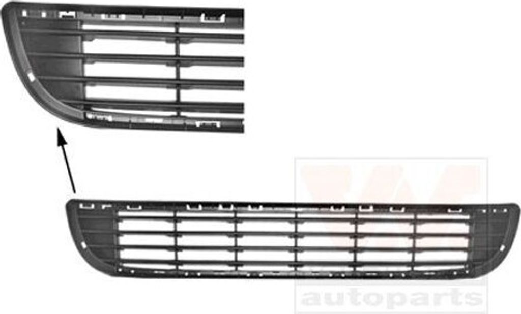 VAN WEZEL 0905590 - OE 7414ZN Lüftungsgitter, vorne für Berlingo