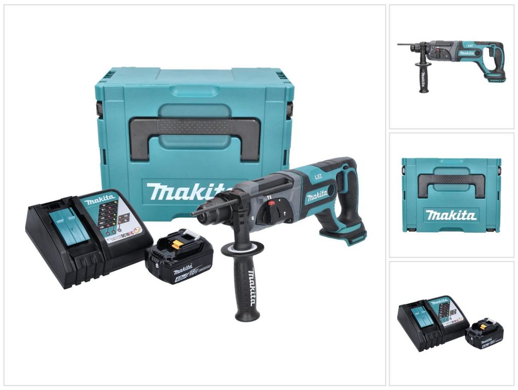 Akumulátorové vrtací kladivo Makita DHR 241 RM1J 18 V 2,0 J Obrázek produktu 