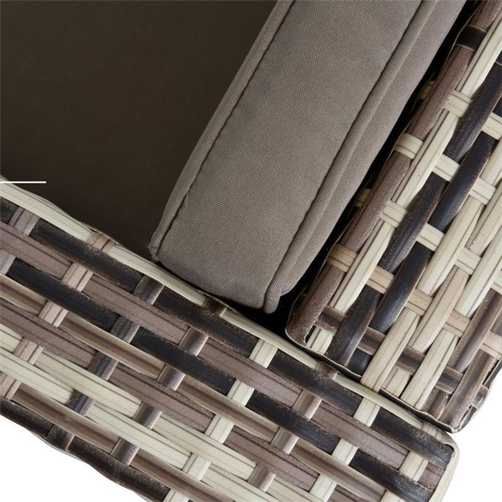 Rattan Lounge Sitzgruppe Gartenmöbel Set Couch 3-Sitzer Produktbild 6