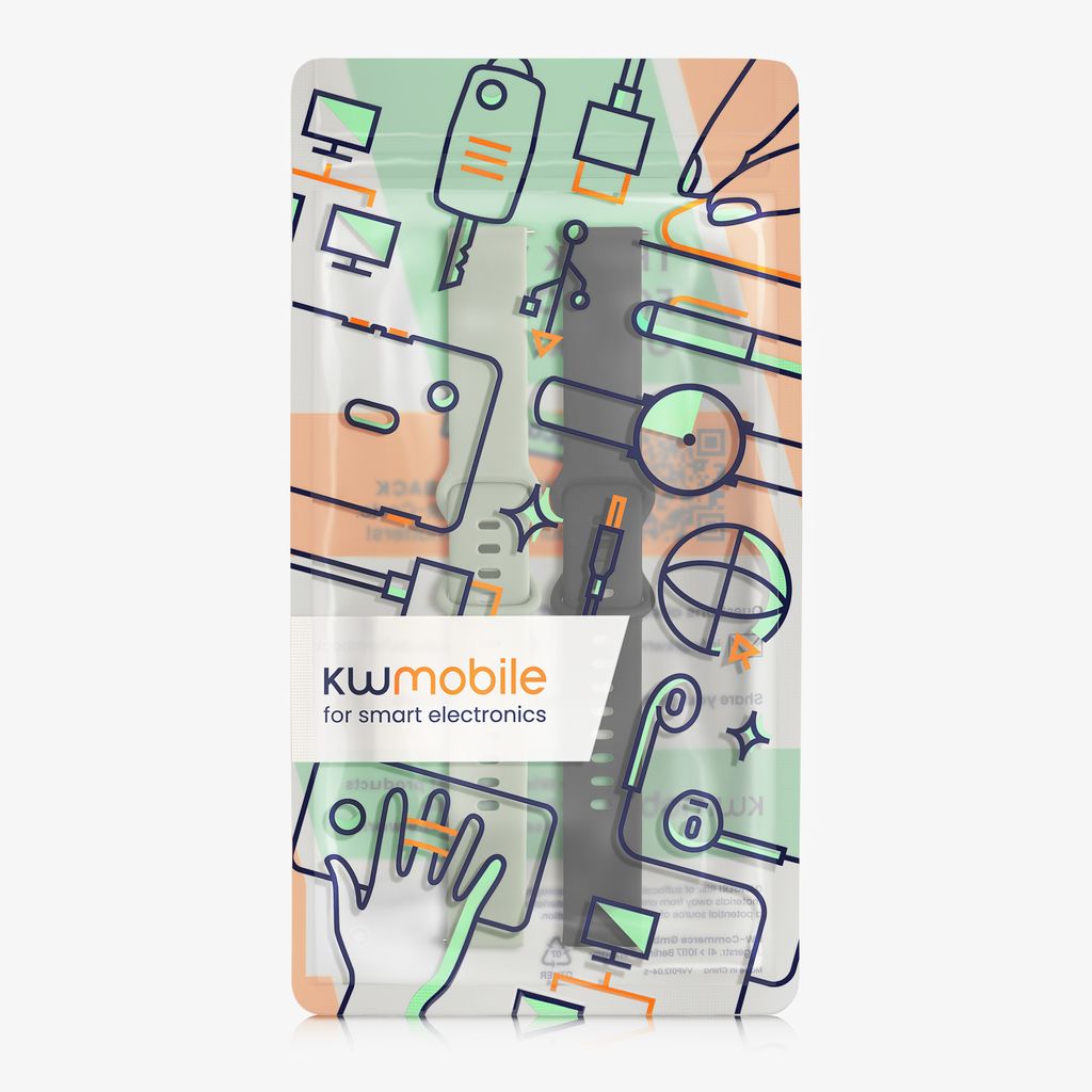 kwmobile 2x Sportarmband kompatibel mit Huami Amazfit Bip / Produktbild 7