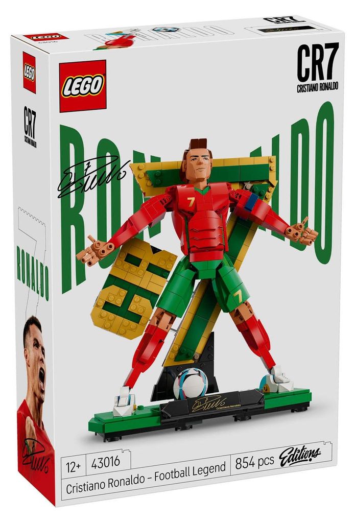 LEGO Editions Cristiano Ronaldo – Voetballegende speelgoed Productafbeelding 