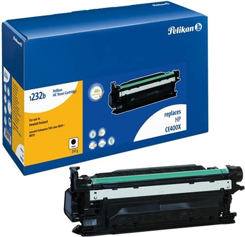 Pelikan Toner HP CE400X 1232b schwarz rebuilt Produktbild 
