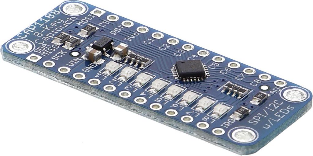 CAP1188 - Kapazitiver I2C Schalter mit 8 Kanälen