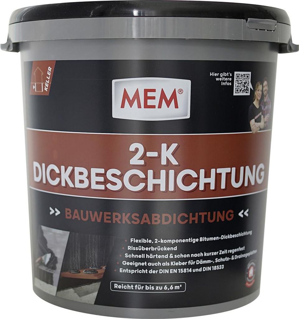 MEM Bitumen Dickbeschichtung 2-K 30 kg Produktbild 
