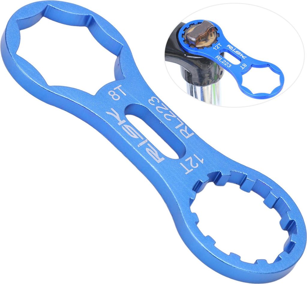 RISK Bike Front Fork Shoulder Cover Wrench Shock Absorber Repair Removal Tool für XCM