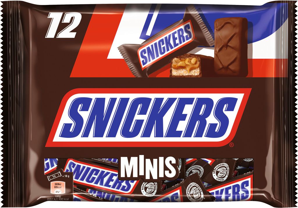 Minis Snickers à la crème pâtissière avec caramel et Image du produit 