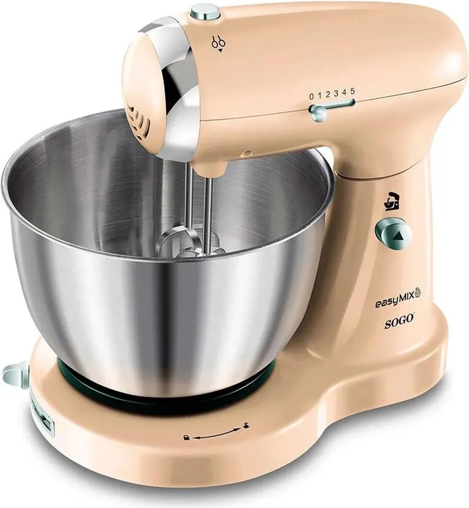 Mixeur Sogo 3,2L : fini les grumeaux avec ce batteur mélangeur beige