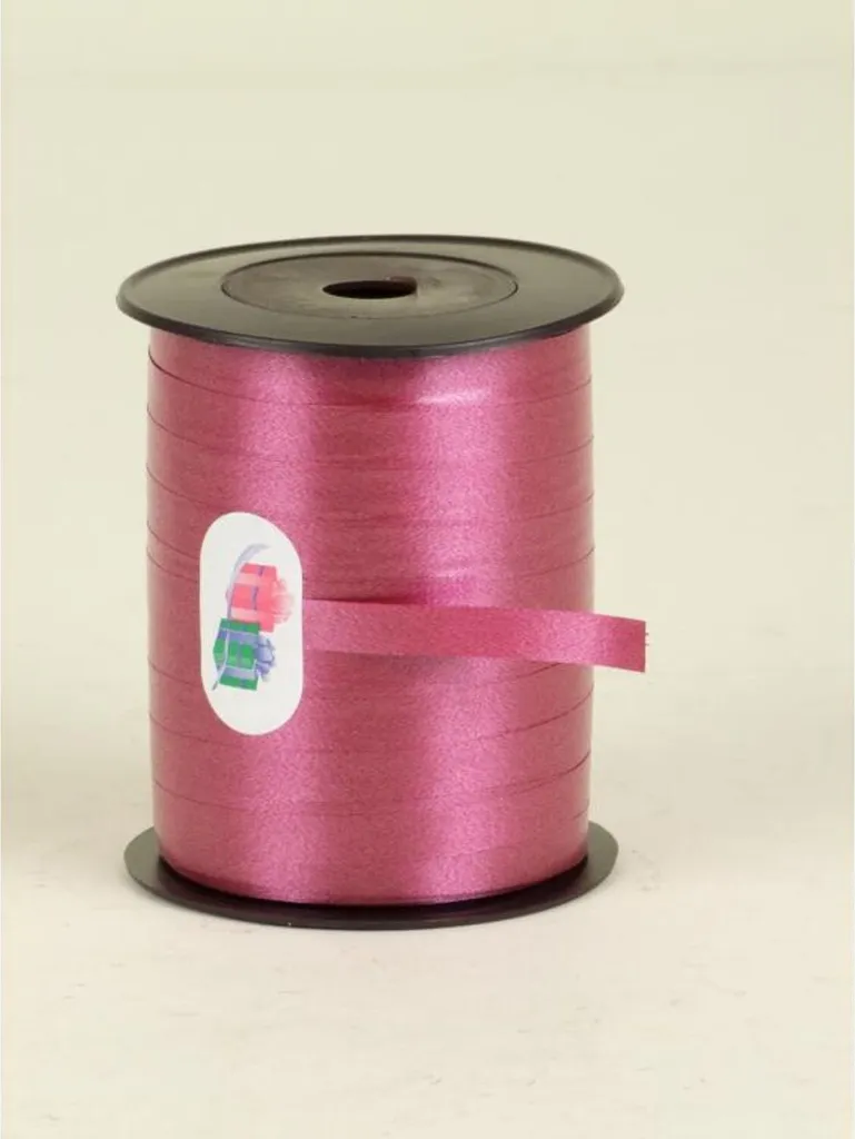 Ruban Satin Rose 2,5m Haute Qualité pour Ornement Bureau et Maison