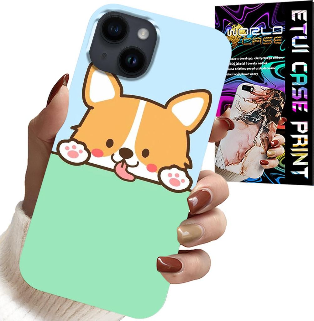 Fall Für Iphone 13 - Niedlichen Hund Märchenmuster Abdeckung