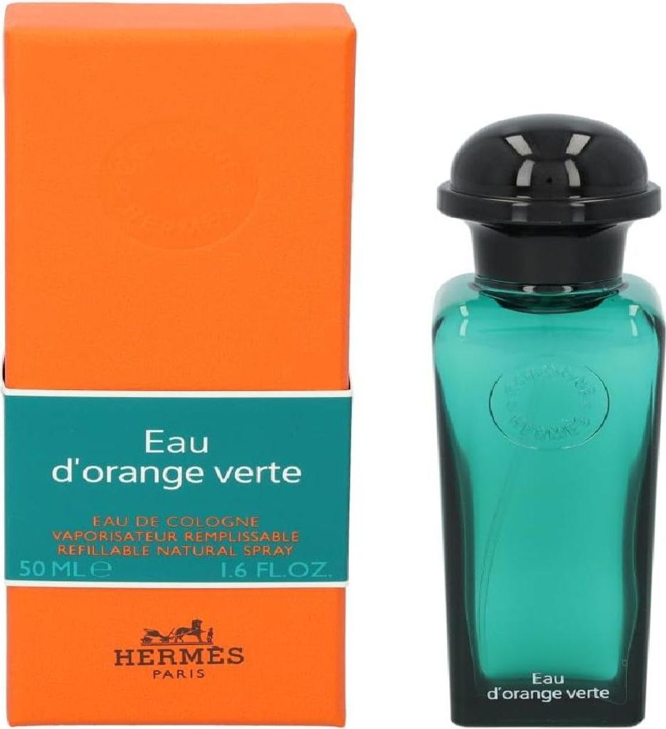 A product shot of a perfume bottle and its box.