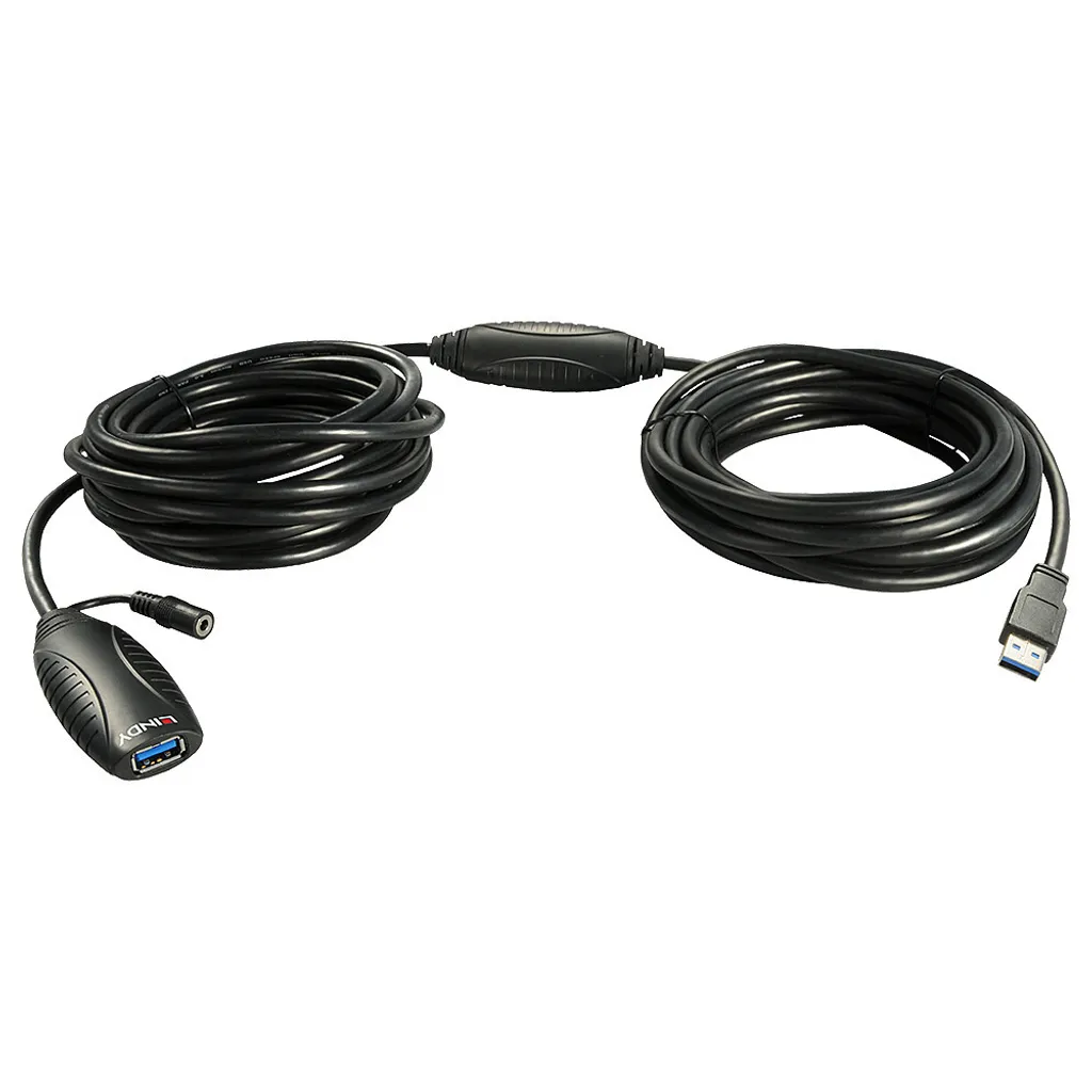 Finies les Pertes de Signal avec l'Extension Active USB 3.0 Lindy 15m
