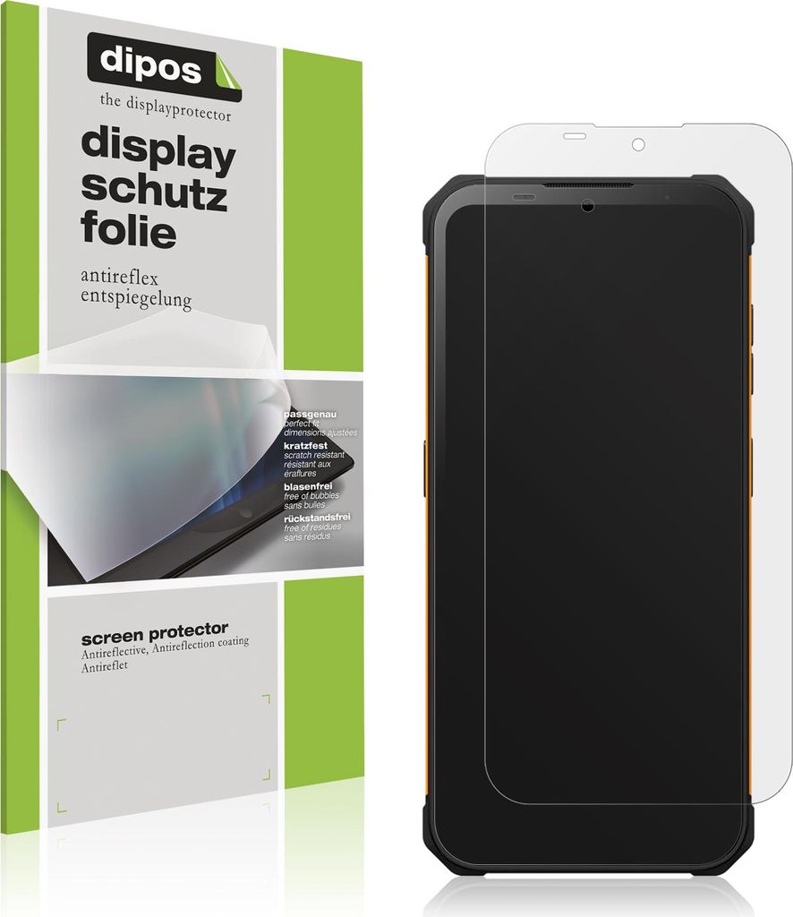 4x Schutzfolie für Hammer H Iron matt Displayschutzfolie Folie Display Schutz dipos