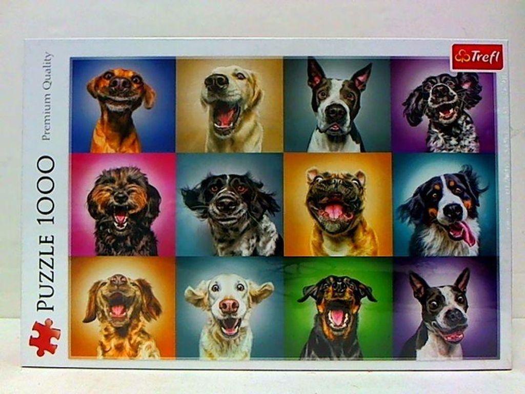 Trefl Puzzle 1000 Pièces – Portraits De Chiens Rigolos – Premium Quality – Dès 12 Ans – Idée Cadeau