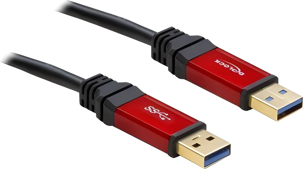 Delock 82542 Cavo USB 3.0 A-A 2m Premium - Schermatura Professionale