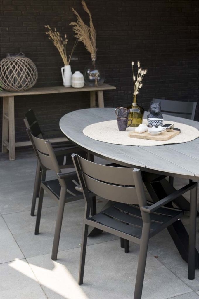 Ovaler Gartentisch Polywood & Aluminium Kaufland.de