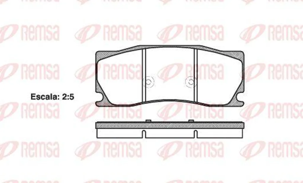 Plaquettes de frein REMSA 1402.00 pour XK - Qualité OE C2P15991 Fiable