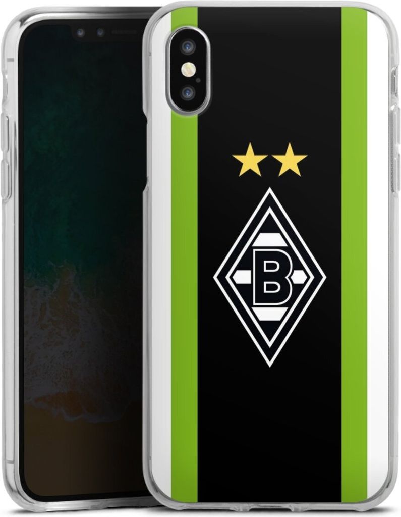 DeinDesign Handyhülle für Apple iPhone X Silikon Hülle Case Smartphone Schutzhülle Borussia Mönchengladbach Gladbach Logo