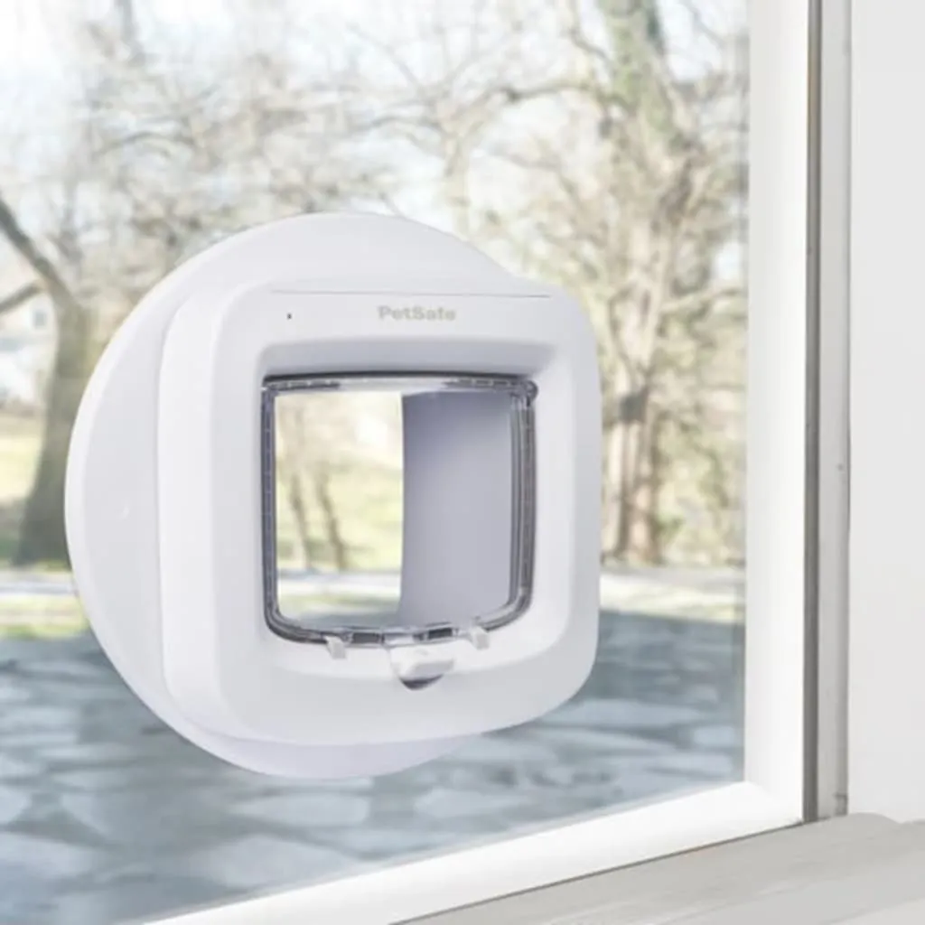 Chatière électronique pour chat à puce PetSafe Blanc - Isolation Renforcée - 7