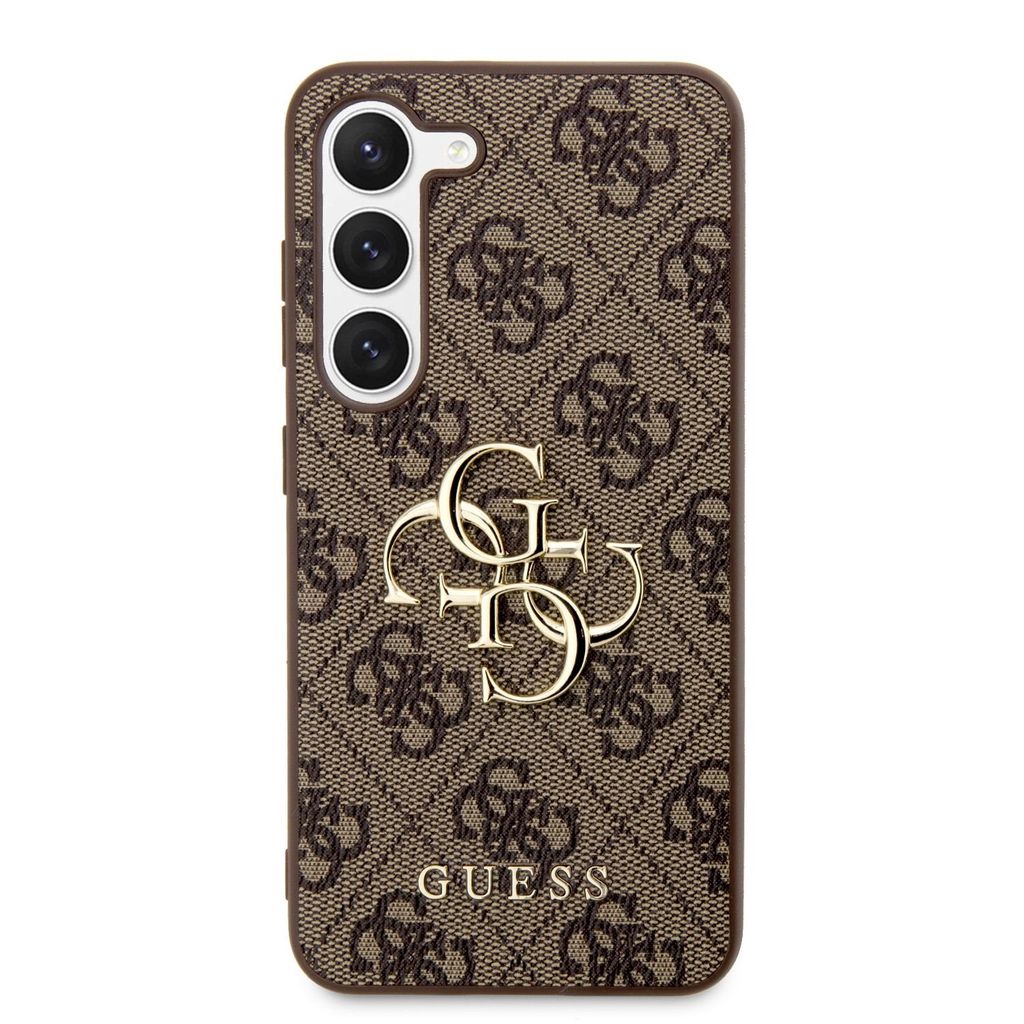 Guess Polyurethan4G Metal Logo Case für Samsung Galaxy S23 Produktbild 