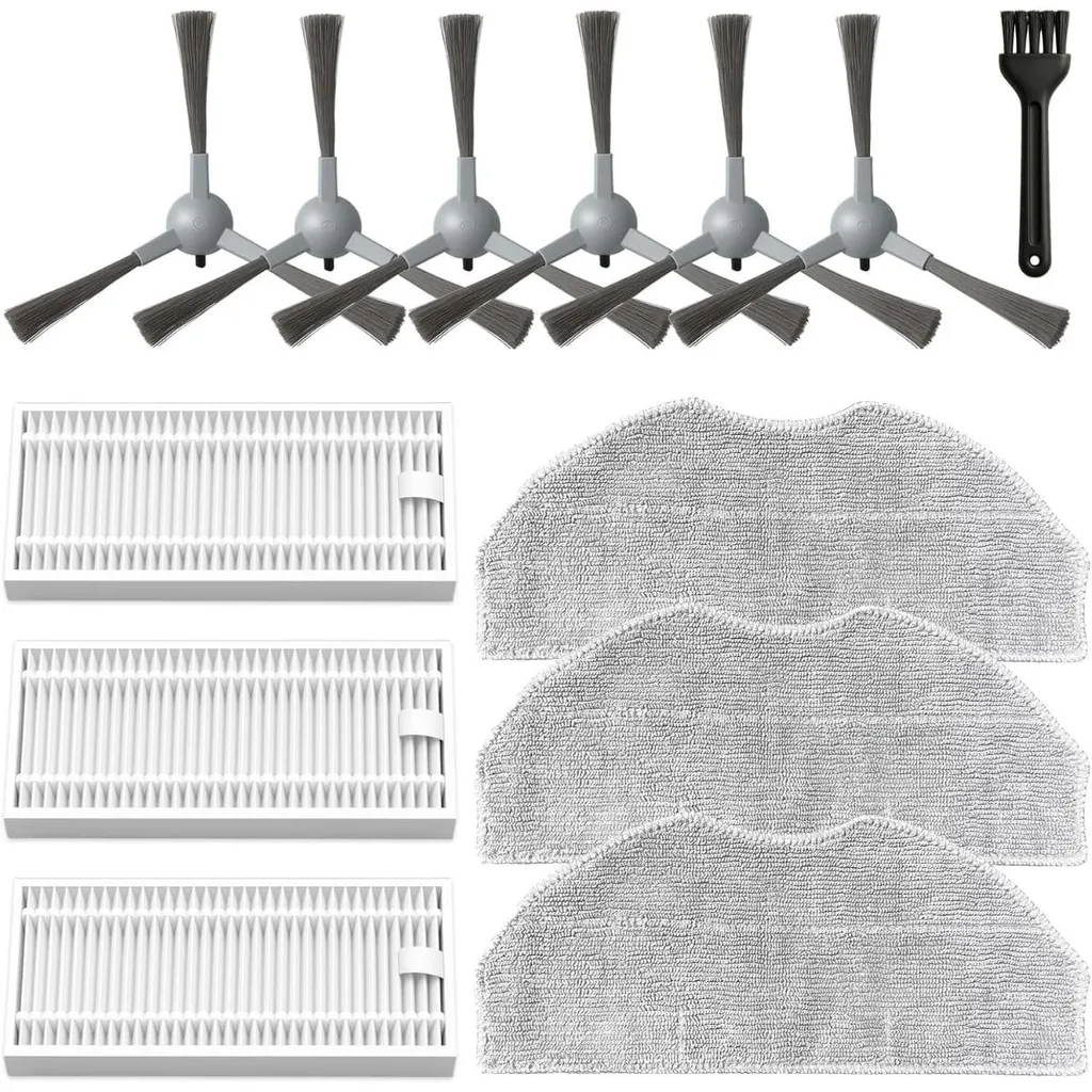 Kit entretien INF pour aspirateur robot - 10 brosses et 6 filtres HEPA