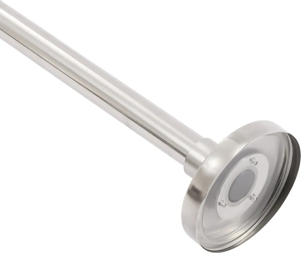 Tringle à rideau de douche extensible en acier inoxydable pour angle - 7