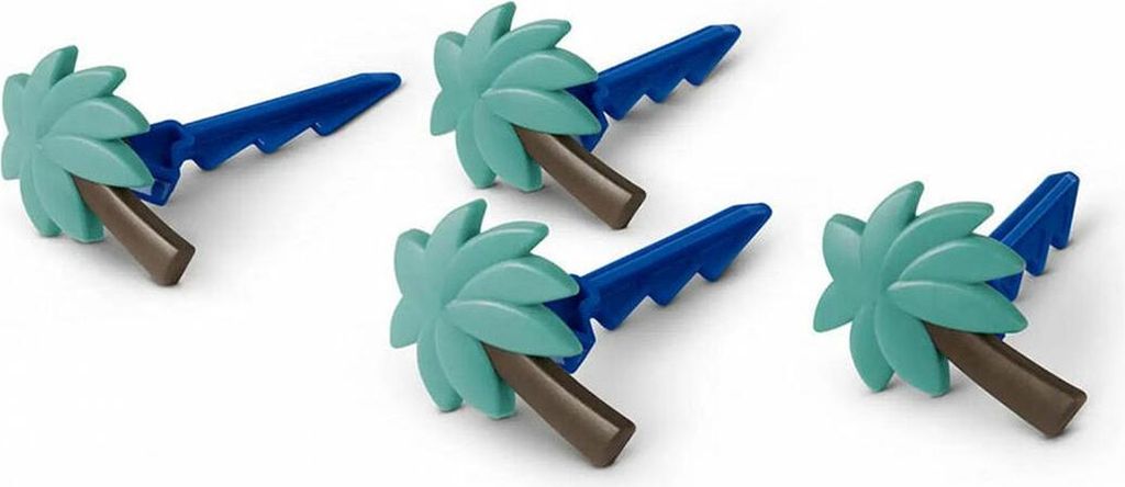 Clip per asciugamani in plastica a vita (4 pezzi) Immagine del prodotto 