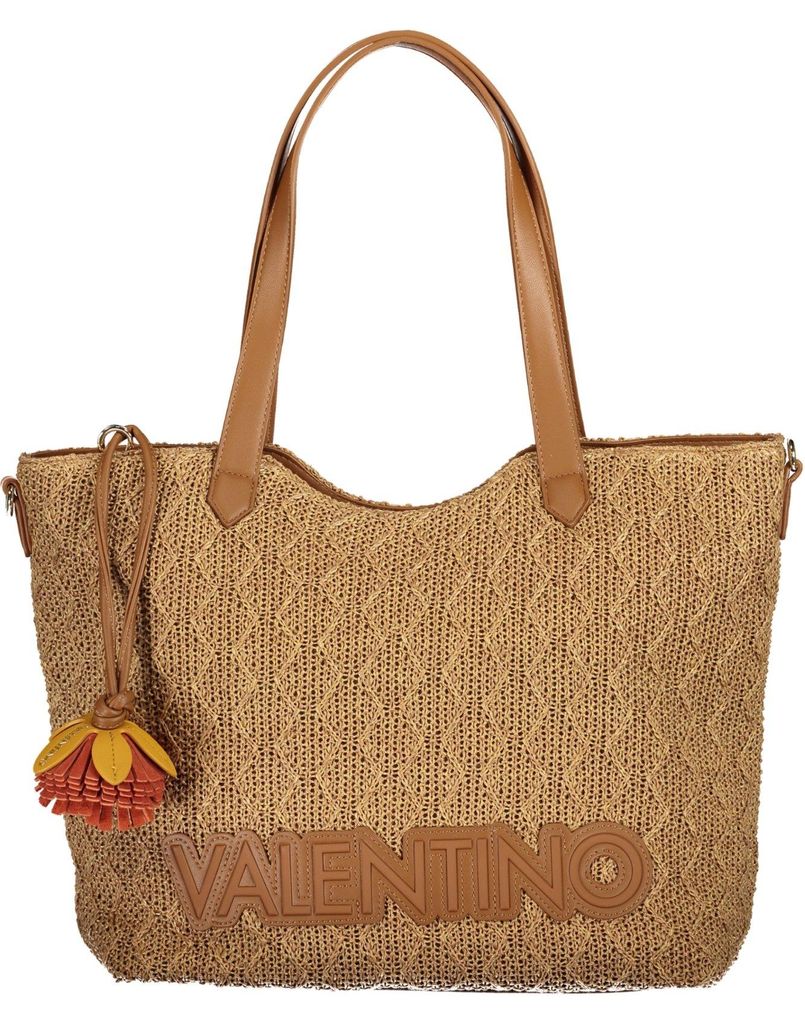 Borsa a tracolla marrone da donna con diverse modalità di Immagine del prodotto 